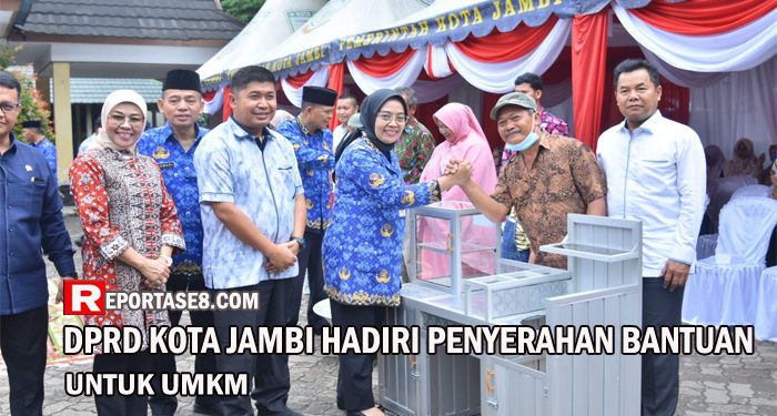 DPRD Kota Jambi Hadiri Penyerahan Bantuan Untuk UMKM