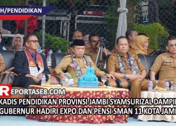 Kadis Pendidikan Provinsi Jambi Syamsurizal Dampingi Gubernur Hadiri Expo dan Pensi SMAN 11 Kota Jambi