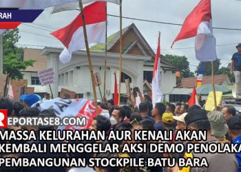 Warga Kelurahan Aur Kenali Akan Kembali Menggelar Aksi Demo Menolak Pembangunan Stockpile Batu Bara