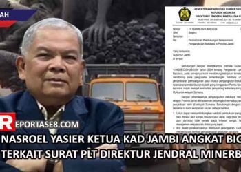 Nasroel Yasier Ketua KAD Jambi Angkat Bicara Terkait Surat Plt Direktur Jendral Minerba