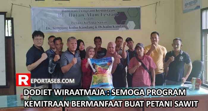 PT HAL Jalankan Program Kemitraan Permentan, Dodiet Wiraatmadja Komisaris PT HAL Sampaikan Semoga Bermanfaat