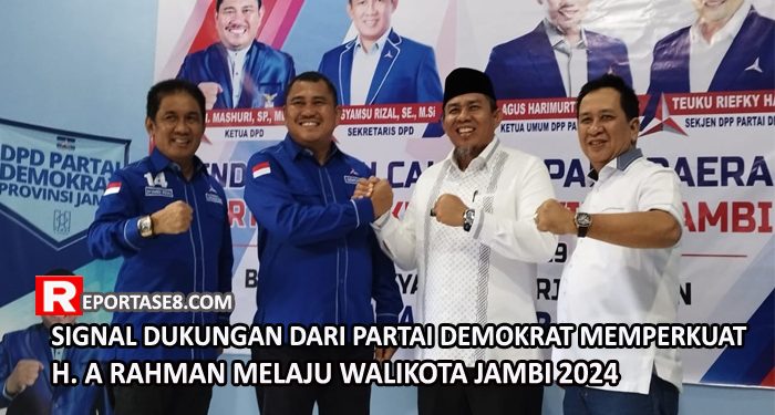DPD Demokrat Jambi Resmi Beri Signal Dukung HAR Jadi Walikota Jambi 2024