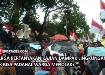 Warga Kelurahan Aur Kenali Pertanyakan Kajian Dampak Lingkungannya, Kok Bisa Padahal Warga Menolak?
