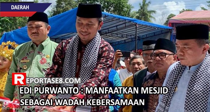Edi Purwanto Ketua DPRD Provinsi Jambi Sampaikan Manfaatkan Mesjid sebagai Wadah Kebersamaan