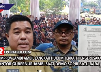 Pemprov Jambi Ambil Langkah Hukum Terkait Pengerusakan Kantor Gubernur Jambi Saat Demo Sopir Batu Bara