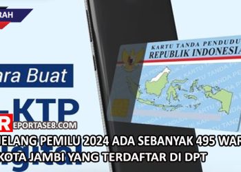 Jelang Pemilu 2024 Ada Sebanyak 495 Warga Kota Jambi Yang Terdaftar di DPT