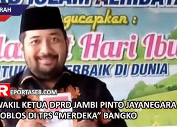 Wakil Ketua DPRD Jambi Pinto Jayanegara Coblos di TPS “Merdeka” Bangko