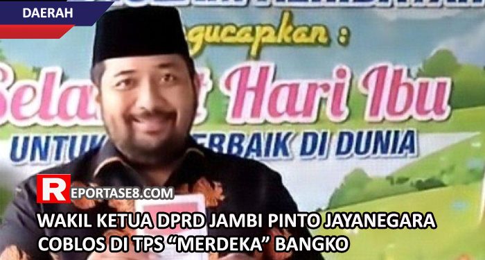 Wakil Ketua DPRD Jambi Pinto Jayanegara Coblos di TPS “Merdeka” Bangko