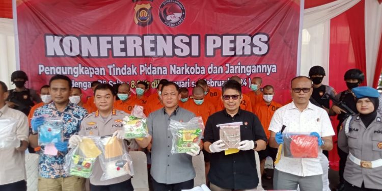 Polda Jambi Berhasil Ungkap Kasus Narkoba Jaringan Internasional Mulai Januari Hingga Februari 2024