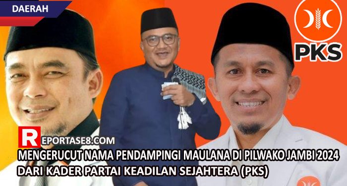 Mengerucut Nama Pendampingi Maulana di Pilwako Jambi 2024 Dari Kader Partai Keadilan Sejahtera (PKS)