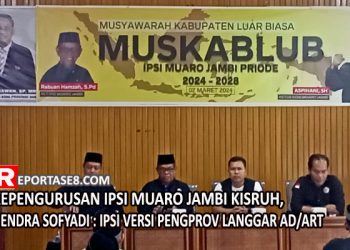 Kepengurusan IPSI Muaro Jambi Kisruh, Hendra Sofyadi : IPSI Versi Pengprov Langgar AD/ART