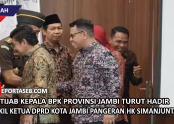 Sertijab Kepala BPK Provinsi Jambi Turut Hadir Wakil Ketua DPRD Kota Jambi Pangeran HK Simanjuntak