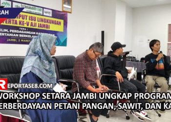 Workshop Setara Jambi Ungkap Program Perberdayaan Petani Pangan, Sawit, dan Karet