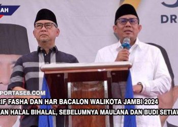 Syarif Fasha dan HAR Bacalon Walikota Jambi 2024 Adakan Halal Bihalal, Sebelumnya Maulana dan Budi Setiawan