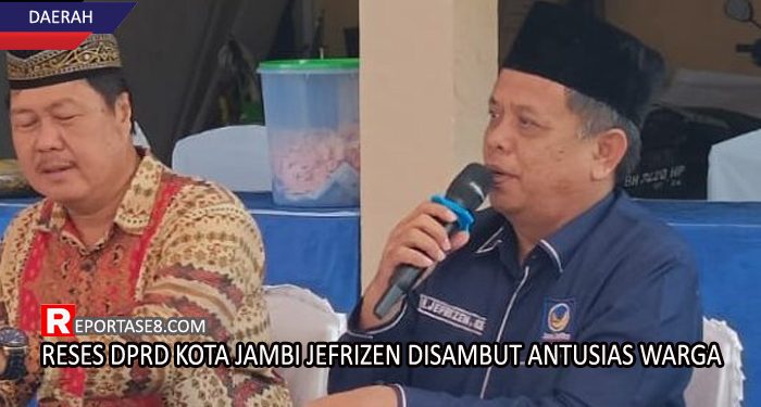 Reses DPRD Kota Jambi Jefrizen Disambut Antusias Warga