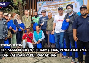 Peduli Sesama Di Bulan Suci Ramadhan, Pengda Kagama Jambi Bagikan Ratusan Paket Ramadhan