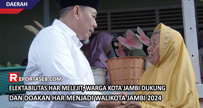 Elektabilitas HAR Melejit, Warga Kota Jambi Dukung dan Doakan HAR Menjadi Walikota Jambi 2024