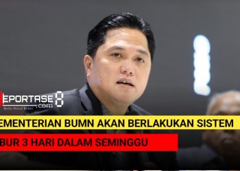 Kementerian BUMN Akan Berlakukan Sistem Libur 3 Hari Dalam Seminggu