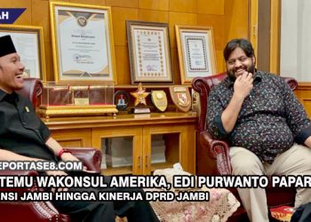 Bertemu Wakonsul Amerika, Edi Purwanto Paparkan Potensi Jambi hingga Kinerja DPRD Jambi