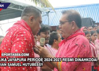 PELIKA Jayapura Periode 2024-2027 Resmi Dinahkodai Febian Samuel Hutubessy