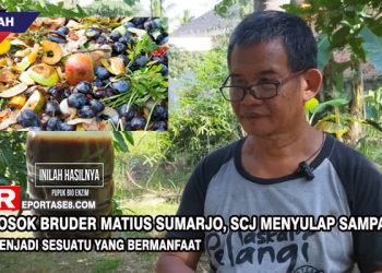 Sosok Bruder Matius Sumarjo, SCJ Menyulap Sampah Menjadi Sesuatu Yang Bermanfaat