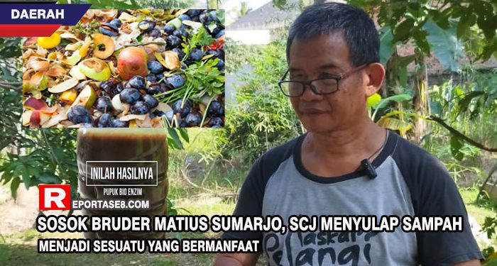 Sosok Bruder Matius Sumarjo, SCJ Menyulap Sampah Menjadi Sesuatu Yang Bermanfaat