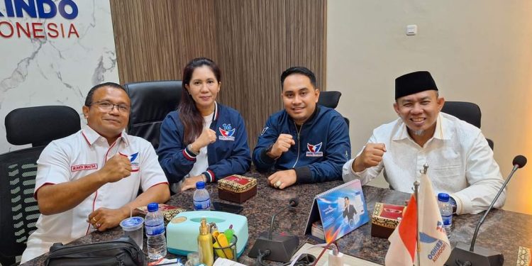Christina Glorya Purba Ketua Perindo Kota : Bacalon Walikota Jambi H. Abdul Rahman Miliki Visi dan Misi Yang Sama