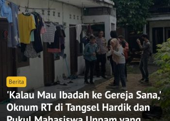 Viral….!Warga Bubarkan Mahasiswa Doa Rosario