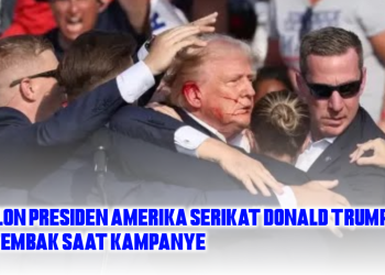 Calon Presiden Amerika Donald Trump Ditembak Saat Kampanye