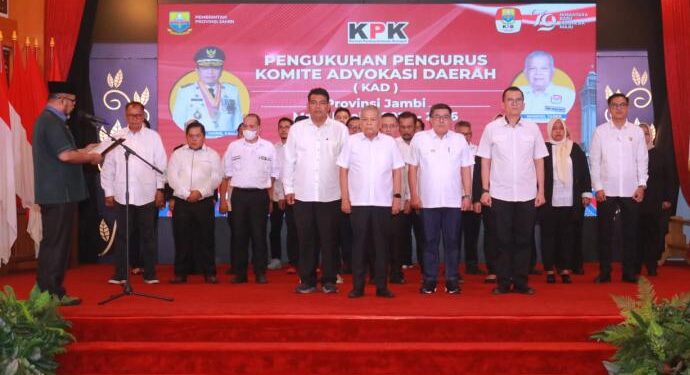 Pengukuhan Pengurus KAD Jambi oleh Sekda Jambi