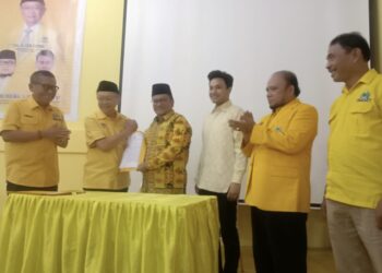 Resmi!! Pasangan Maulana-Diza Kantongi Dukungan Golkar di Pilwako Jambi 2024
