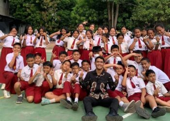 SD Pelita Raya Kota Jambi Semangat Peringati HUT RI Ke 79