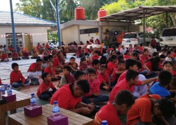 Ratusan Peserta Hadiri Ulang Tahun St. Monika Jambi, Sekaligus Peringatan HUT RI Ke 79