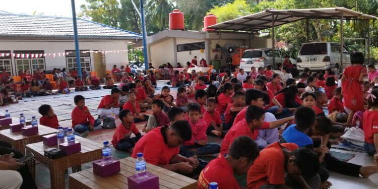 Ratusan Peserta Hadiri Ulang Tahun St. Monika Jambi, Sekaligus Peringatan HUT RI Ke 79