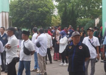 Jelang Pendaftaran HAR-GUNTUR Massa Mulai Berdatangan di Taman Remaja