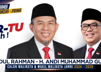 HAR-GUNTUR, Pasangan Yang Bisa Merangkul Semua Lapisan Masyarakat di Kota Jambi