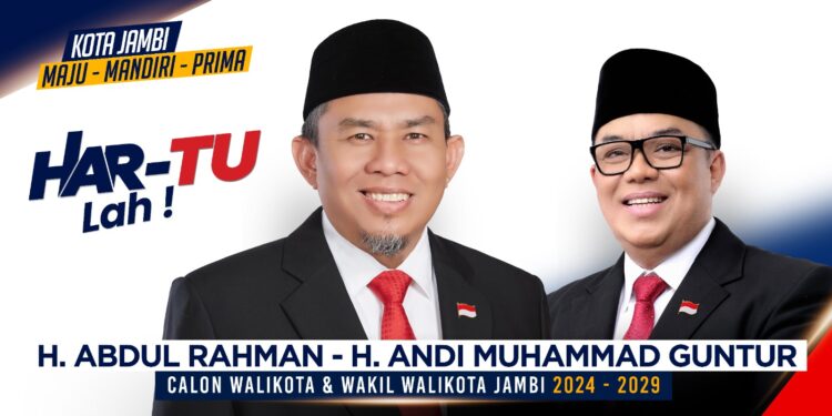 HAR-GUNTUR, Pasangan Yang Bisa Merangkul Semua Lapisan Masyarakat di Kota Jambi