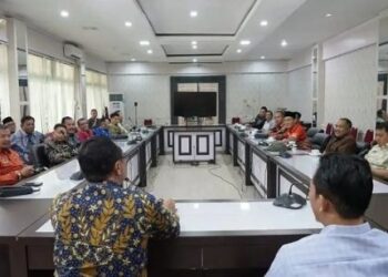Sekwan Kota Jambi Drs. Noviarman, ME Sambut Kunjungan dari Kabupaten Bengkayang Kalimantan Barat dan Kabupaten Lampung Selatan
