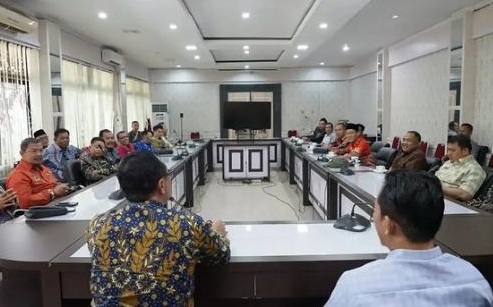 Sekwan Kota Jambi Drs. Noviarman, ME Sambut Kunjungan dari Kabupaten Bengkayang Kalimantan Barat dan Kabupaten Lampung Selatan