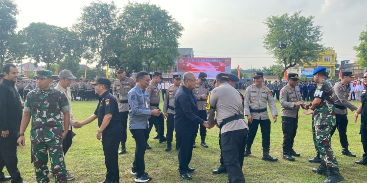 Pimpinan Sementara DPRD Kota Jambi Hadiri Apel Gelar Pasukan Operasi Mantap Praja 2024