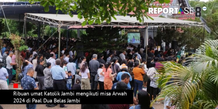 Peringatan Hari Arwah Gereja Katolik Jambi Dihadiri Ribuan Umat