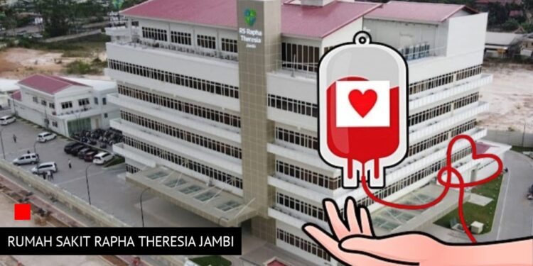 RS Rapha Theresia Jambi Bersama PMI Selenggarakan Kegiatan Donor Darah