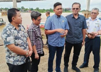 Ketua DPRD Minta Pengusaha Penabrak Tiang Jembatan Aurduri I Tanggungjawab