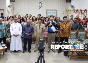 Keluarga Besar ATR/BPN Jambi Rayakan Natal Bersama Sekaligus Serahkan Sertifikat Rumah Ibadah