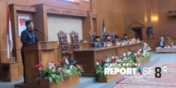 Pj Bupati Najmi Hadiri Rapat Paripurna Ranperda RTRW dan Rencana Tata Ruang Wilayah Tahun 2024-2044