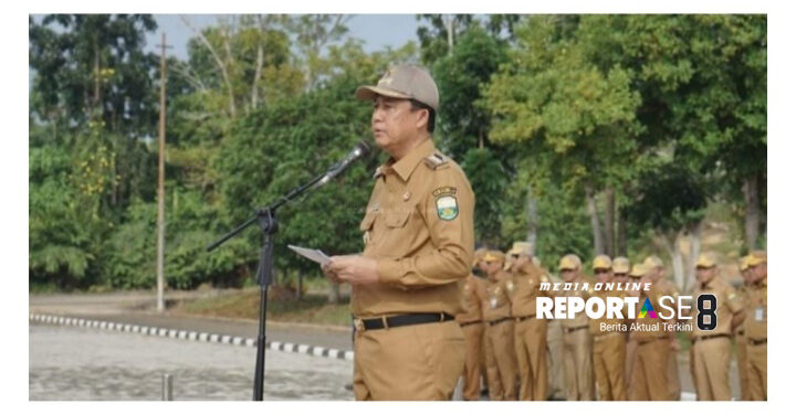 Bupati Muaro Jambi Bambang Bayu Suseno Pimpin Apel Perdana
