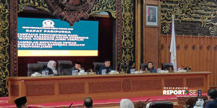 Paripurna DPRD Provinsi Jambi Umumkan Al Haris dan Abdullah Sani sebagai Gubernur Jambi 2025-2030