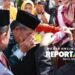 Selendang Kehormatan dan Seloko Adat Hiasai Penyembutan Gubernur dan Wakil Gubernur Jambi di Bandara Sultan Thaha