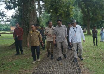 Wabup Muaro Jambi Juanidi Mahir Dampingi Kunker Wamen LHK Tinjau Candi