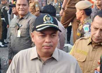 Ketua DPRD Kota Jambi Kemas Farid Alfarelly Dampingi Penertiban Pasar Talang Banjar